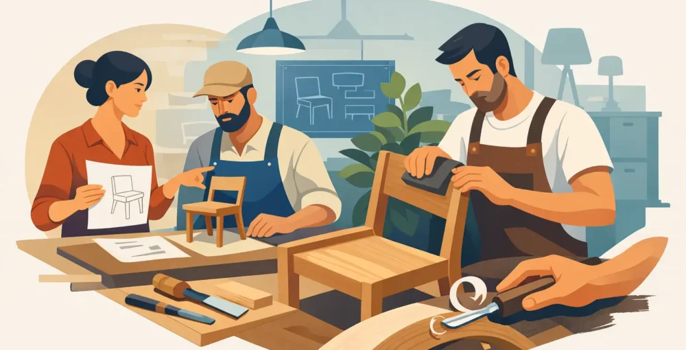 Inside the Custom Artisan Furniture Process