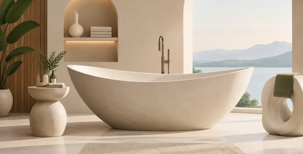 12 Best Sculptural Bath Pieces for Private Spas