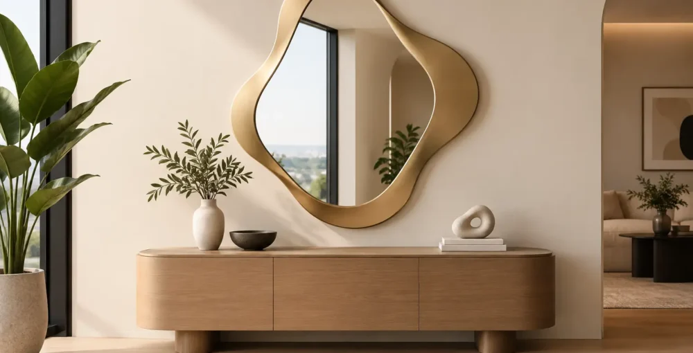 Bespoke Sculptural Mirror as an Interior Signature